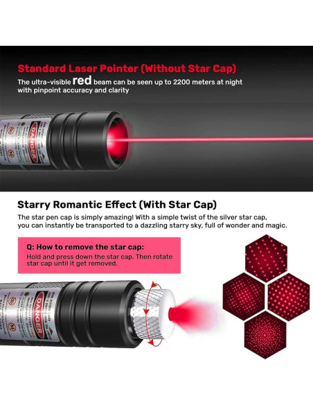 Puntero láser rojo USB Yiwu 9127 2 en 1 para oficina y gatos