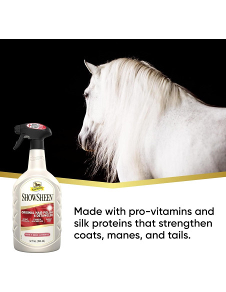 Absorbine ShowSheen Desenredante 946ml para Caballos y Perros