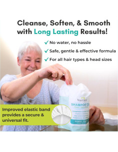 Gorro de Champú Sin Enjuague Nurture | 1 Cuenta (Paquete de 6) 2