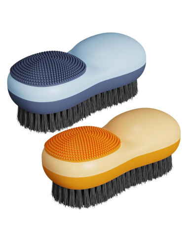 Cepillo Quitamanchas Selaurel 2 Piezas Azul y Naranja