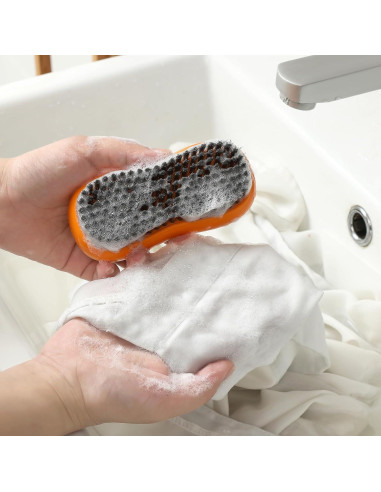 Cepillo Quitamanchas Selaurel 2 Piezas Azul y Naranja