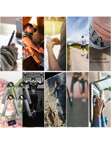 Entrenador de Fuerza de Agarre Lotorr 100 lbs Antideslizante