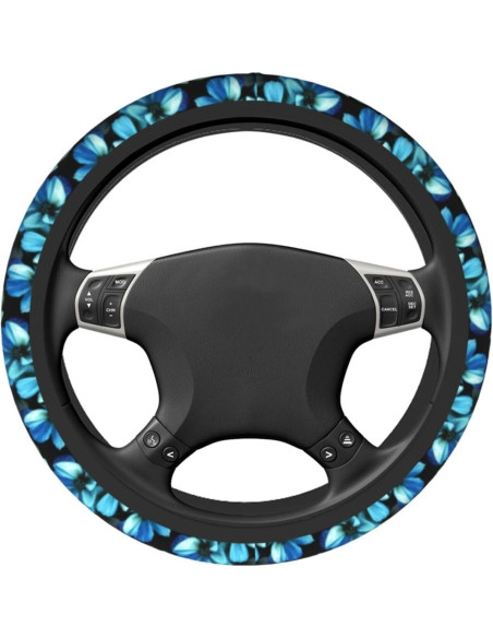 Funda de Volante Neopreno TSIQRT Azul 37-38 cm Antideslizante