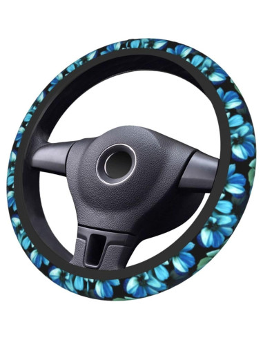 Funda de Volante Neopreno TSIQRT Azul 37-38 cm Antideslizante