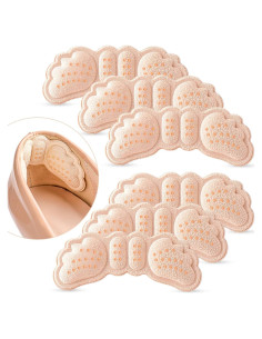 6 Pares Almohadillas para Talones EIRMAT Beige Alivio Dolor