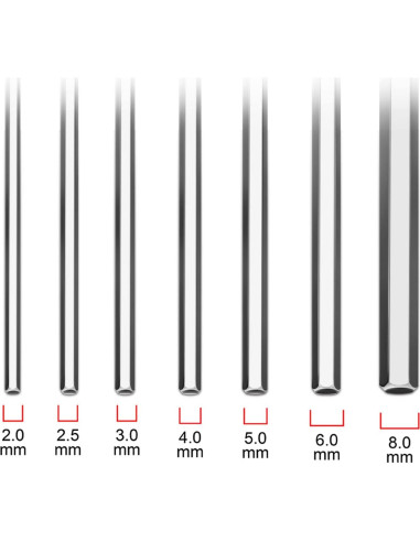 Juego de llaves Allen WISEUP 2.5mm con mango en T ergonómico