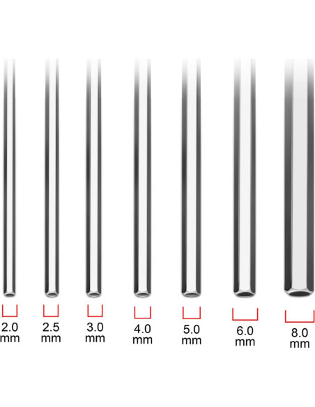 Juego de llaves Allen WISEUP 2.5mm con mango en T ergonómico