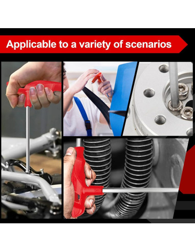 Juego de llaves Allen WISEUP 2.5mm con mango en T ergonómico