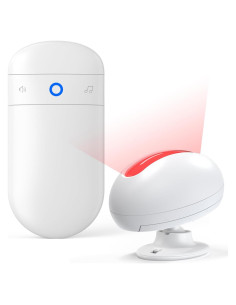 Timbre Inalámbrico SECRUI con Sensor de Movimiento 1 Receptor 1 Sensor