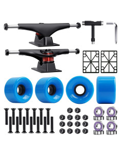 Conjunto de Ejes y Ruedas de Skateboard Jizmo 60mm ABEC-11