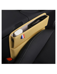 Relleno de Espacio para Asientos de Coche ASUBHA Beige 30x20 cm