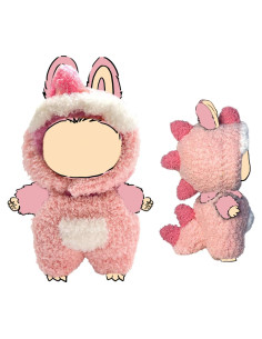 Conjunto de Ropa Rosa para Muñeca 17cm - Estilo Animal Falso