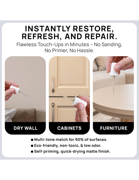 Pintura de Retoque Spot. Beige Mate - Kit 3 Unidades 29.57 ml