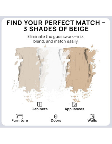 Pintura de Retoque Spot. Beige Mate - Kit 3 Unidades 29.57 ml