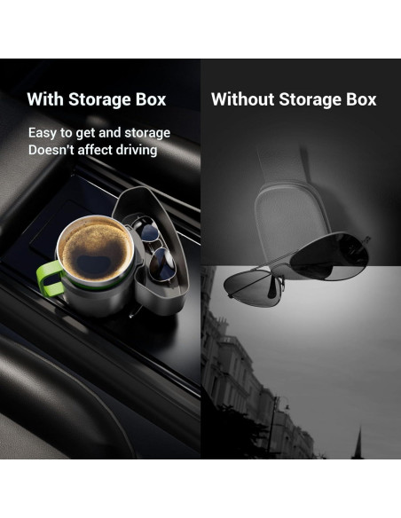 Soporte para Taza de Coche SodaRide 4 en 1 con Bandeja