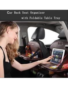 Organizador de Asiento Trasero ASENDIWAY con Bandeja Plegable 2