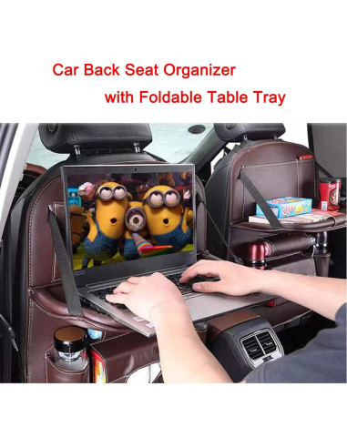 Organizador de Asiento Trasero ASENDIWAY con Bandeja Plegable