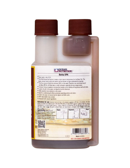 Acondicionador de Agua Betta SPA Ocean Nutrition 125 ml