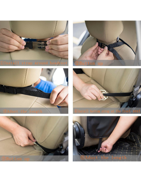 Organizador de Asiento Trasero ASENDIWAY con Bandeja Plegable