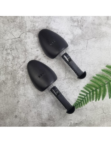 Árbol de Zapatos Ajustable YY YEARCHY - 2 Pares, Negro