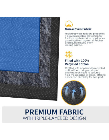 12 Manteles de Mudanza Diamond UP Extra Grande 203x183 cm