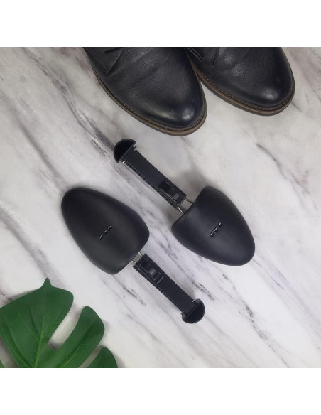 Árbol de Zapatos Ajustable YY YEARCHY - 2 Pares, Negro