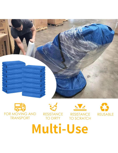 12 Manteles de Mudanza Diamond UP Extra Grande 203x183 cm