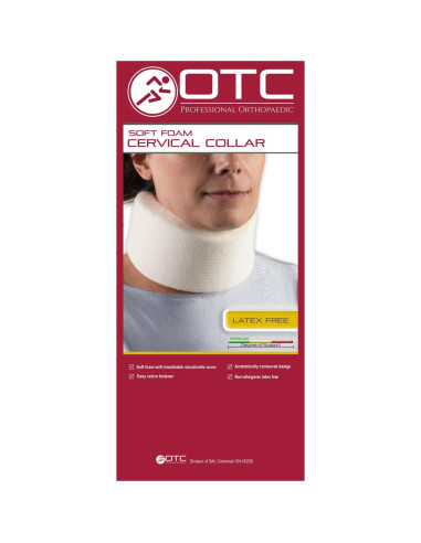 Collar Cervical OTC 2394 Negro X-Pequeño 2.5" (6.35 cm)
