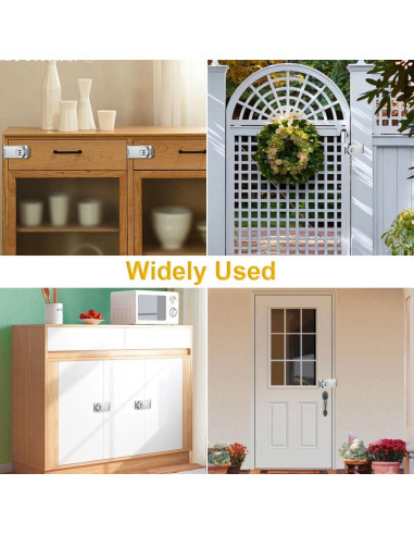 Cerradura de Combinación Plowatxi 3 Dígitos para Gabinete Negro