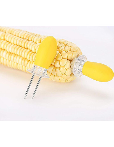 16 Piezas Sujetadores de Maíz Acero Inoxidable YIKANGHENG