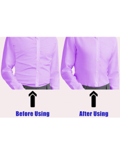 Clips de Fijación para Camisas NASKY Antideslizantes Beige 2