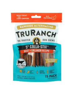 Palitos de Colágeno TRURANCH para Perros - 15 Unidades de Res