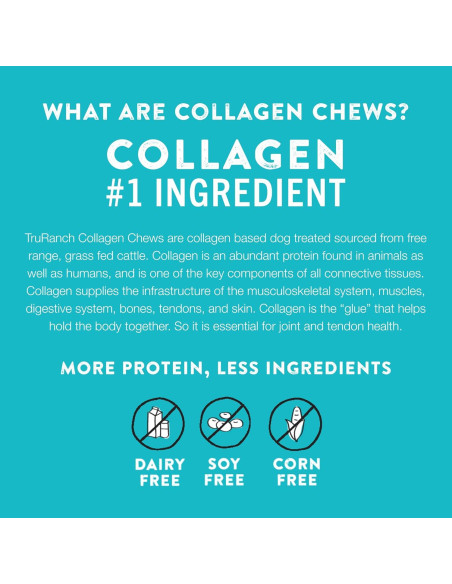 Palitos de Colágeno TRURANCH para Perros - 15 Unidades de Res