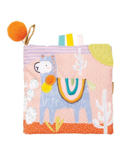 Libro Suave de Actividades Llama Manhattan Toy 16.5x16.5cm