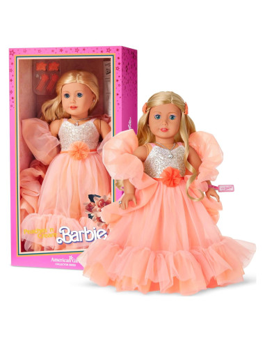 Muñeca Coleccionista American Girl Barbie 18" Rubia