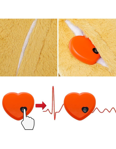 Juguete de Peluche con Latido HonourHope para Cachorros