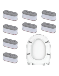 Amortiguadores de Asiento de Inodoro Giantree 8 Piezas Universal