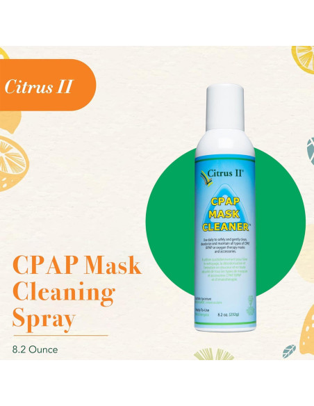 Spray Limpiador CPAP Citrus II - 232 Gramos - Ingredientes Naturales