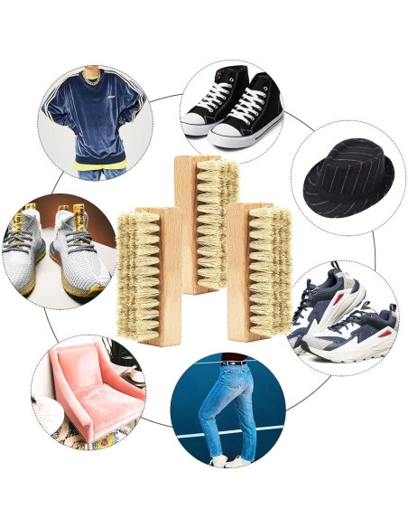 Set de 3 Cepillos Limpiadores de Zapatillas SUPERWASH PLUS