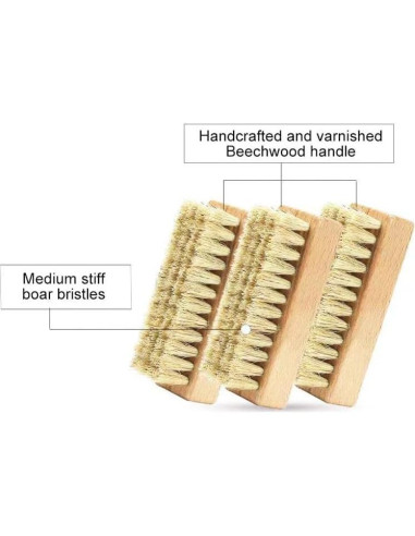 Set de 3 Cepillos Limpiadores de Zapatillas SUPERWASH PLUS