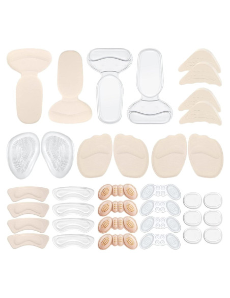 18 Pairs Relleno para Zapatos Tacón Alto Hokoad - Almohadillas Antideslizantes