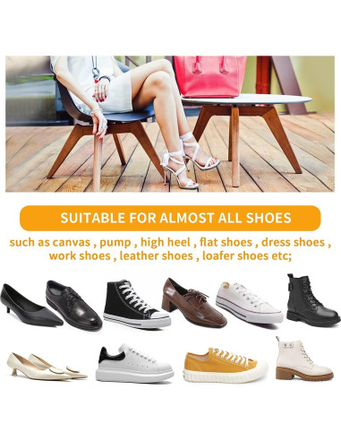 18 Pairs Relleno para Zapatos Tacón Alto Hokoad - Almohadillas Antideslizantes
