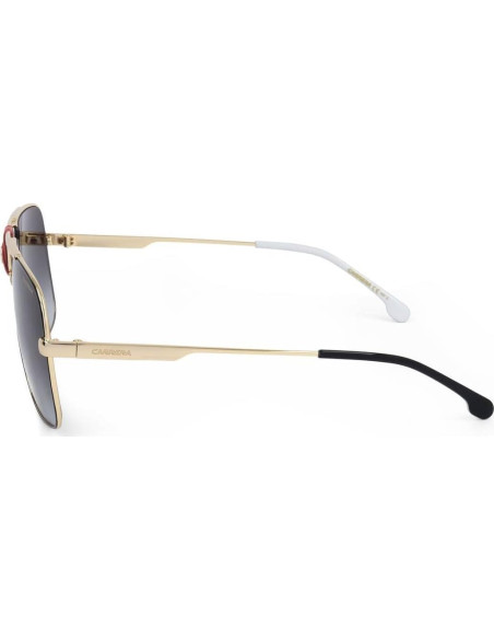 Gafas de sol rectangulares Carrera 1018/s Oro Rojo 63mm