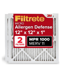Filtro de Aire Filtrete 30x30 cm MPR 1000 MERV 11 Paquete de 2