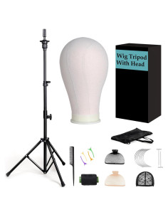 Soporte de Trípode Alto para Pelucas GOODOFFERPLACE 95-129 cm