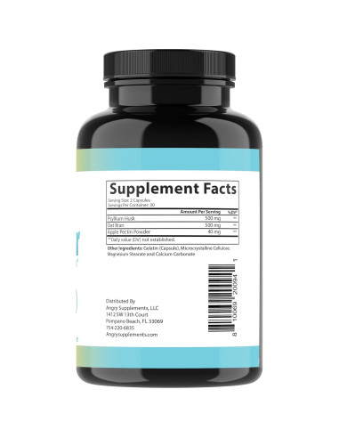 Complejo Digestivo Tri-Fibra Angry Supplements - 60 Cápsulas