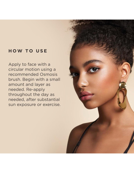 Base de Maquillaje en Polvo Osmosis 80EARTH00 - Acabado Mate, 8 Tonos
