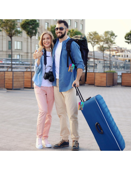 Set de 2 Etiquetas de Equipaje TXIANT - Cuero Pastor Alemán