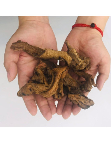 Madera Flotante Natural para Acuario y Reptiles 10-15cm - 4 Piezas