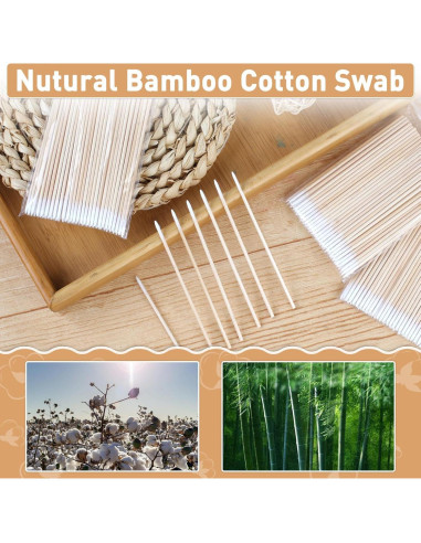 Bastones de Algodón Fenshine 1000pcs para Microblading 10cm